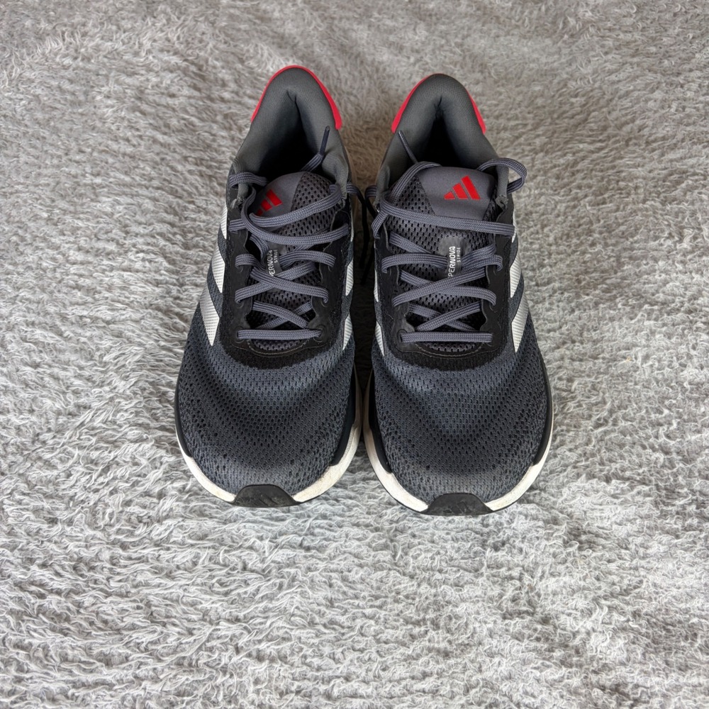 Adidas Supernova Stride Carbon Silver Metallic Solar Red IG8320 Mens 11
